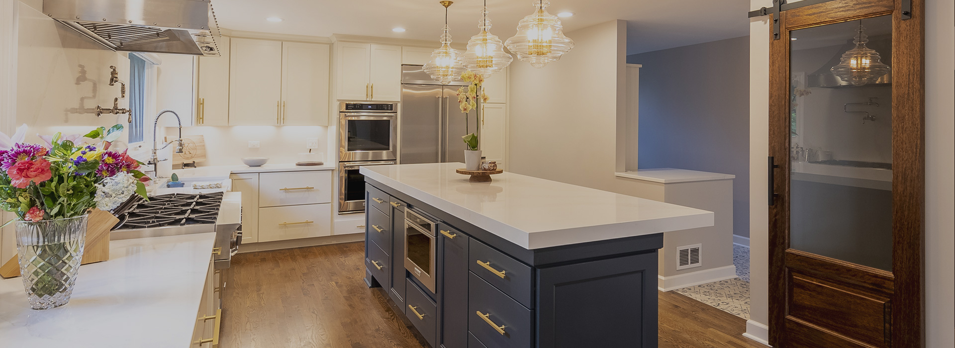 A newly renovated modern kitchen with new appliances