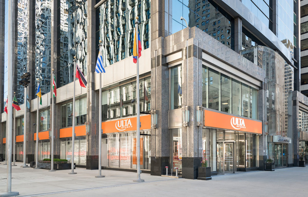 Ulta Beauty storefront on Michigan Avenue