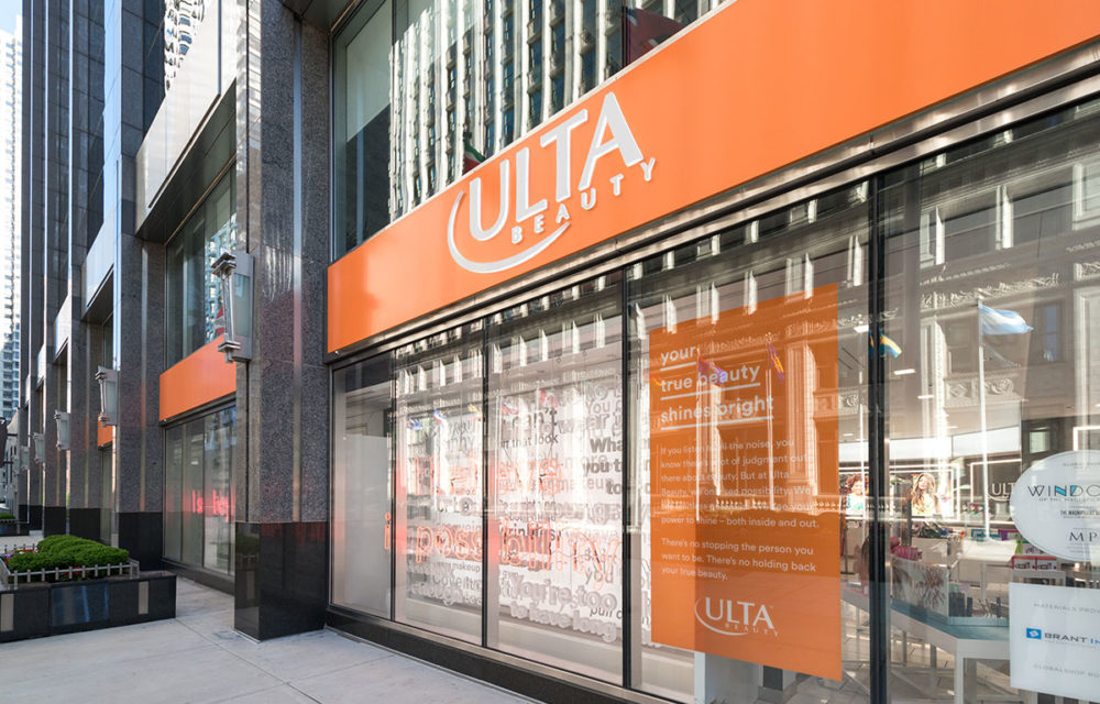 Ulta Beauty storefront on Michigan Avenue