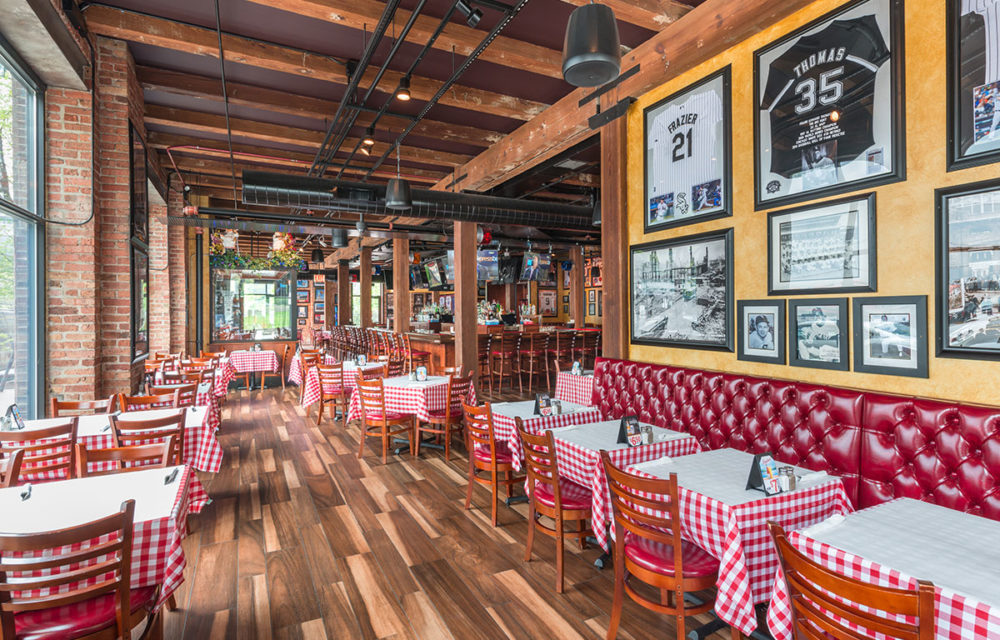 Large open seating area at Pizano's Restaurant