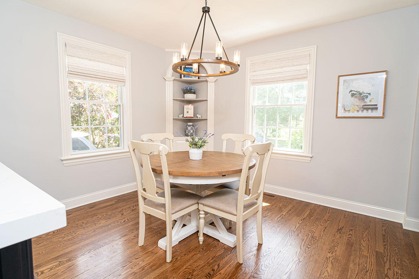 Dining area in an Arlington Heights 