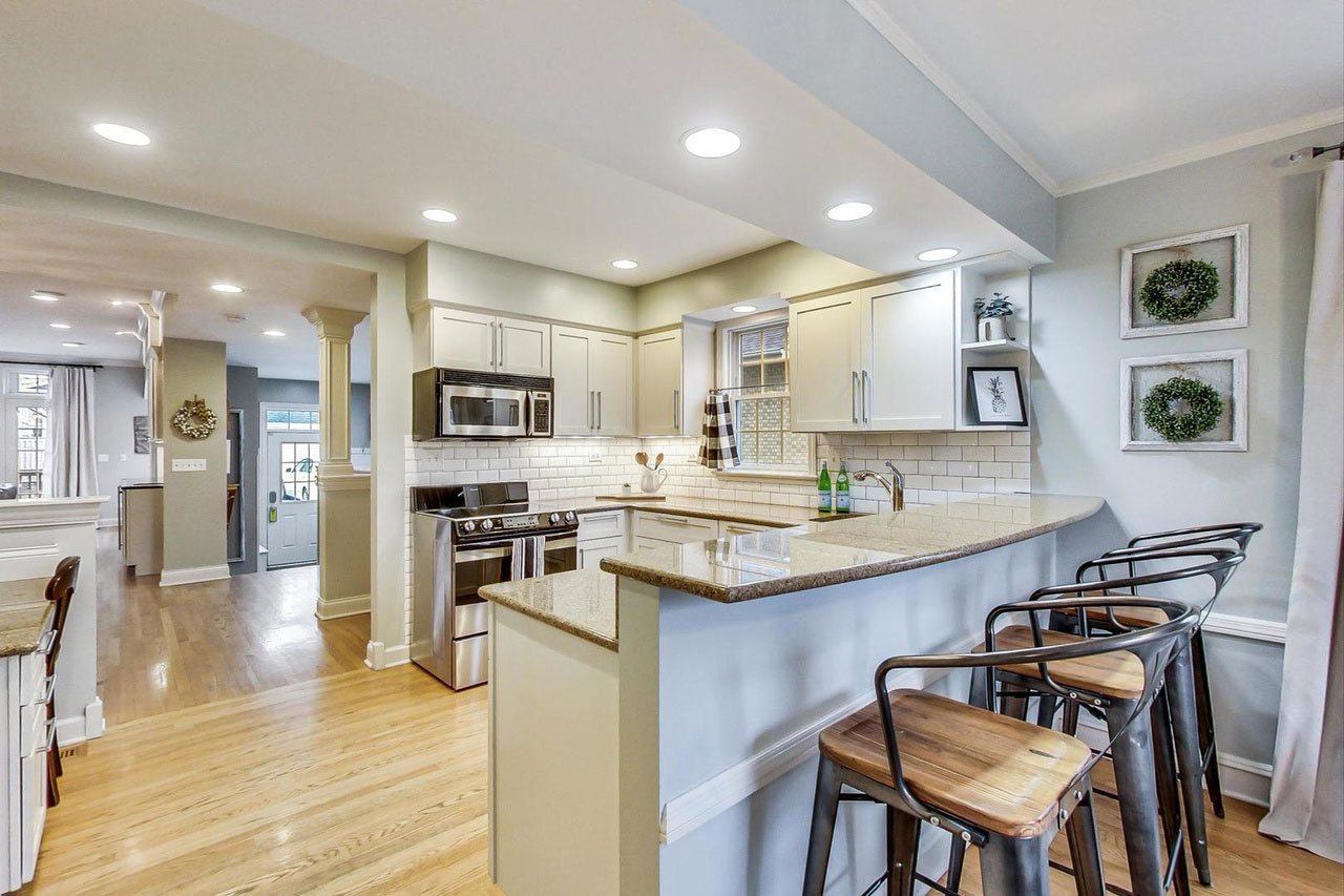 Kitchen in an Arlington Heights home