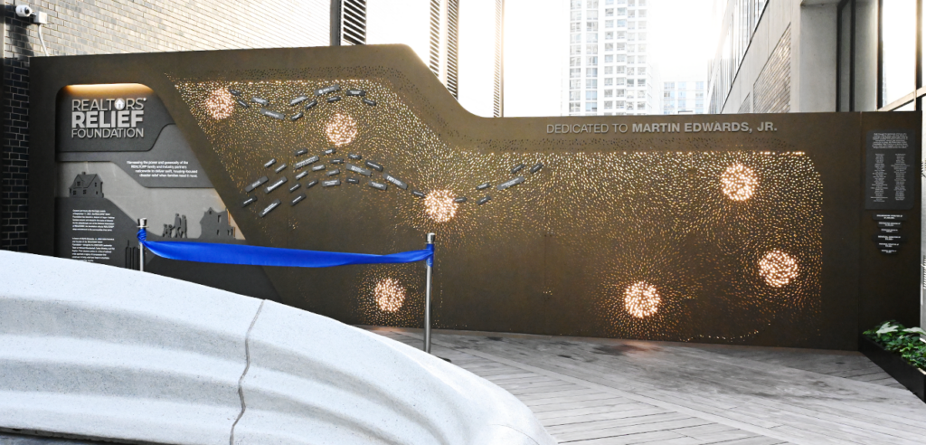 Realtor Relief Plaza wall
